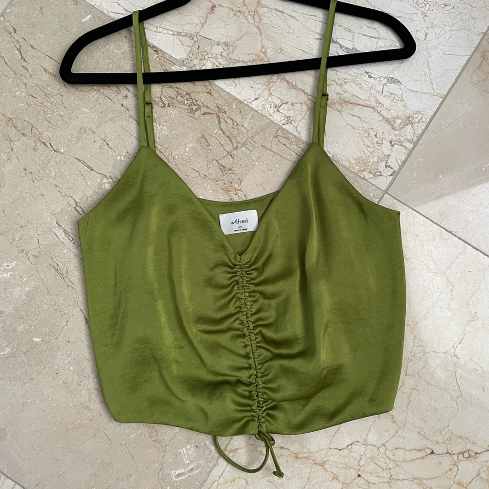 Aritzia Verso Camisole in Succulent Green XS